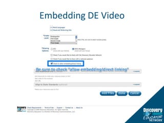 Embedding DE Video