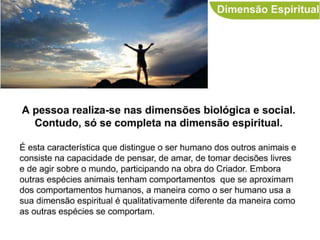 Dimensões da pessoa humana