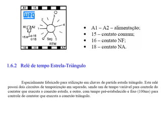 1.6.2 Relé de tempo Estrela-Triângulo
 