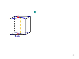 Penyelesaian Jarak garis: b.BD ke garis EG = PQ ( PQ    BD, PQ     EG = AE = 4 cm 4 cm P Q A B C D H E F G 