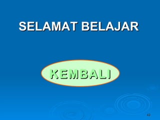 SELAMAT BELAJAR KEMBALI 