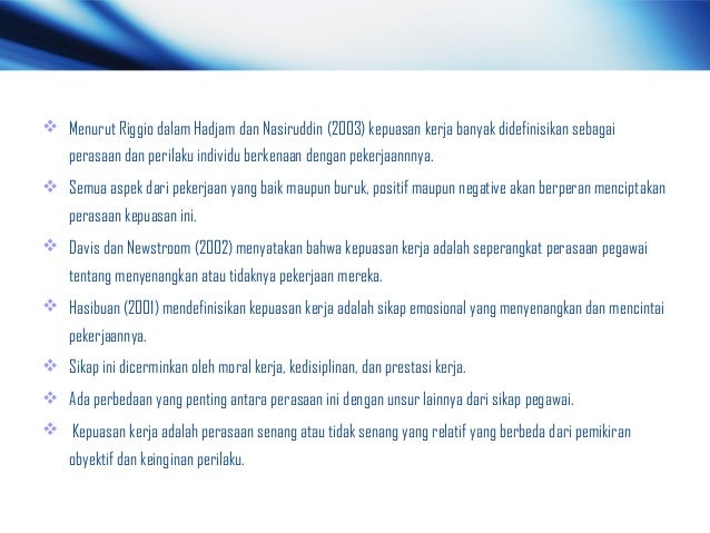 DIMENSI KEPUASAN KERJA PDF DOWNLOAD DIMENSI KEPUASAN KERJA PDF DOWNLOAD