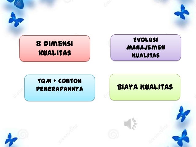 Dimensi Kualitas Produk