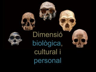 Dimensióbiològica,cultural ipersonal 