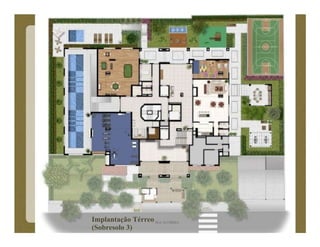 Implantação Térreo
(Sobresolo 3)
 