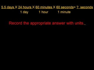 Dimensional analysis