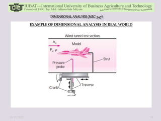 EXAMPLE OF DIMENSIONAL ANALYSIS IN REAL WORLD
10/11/2022 19
 