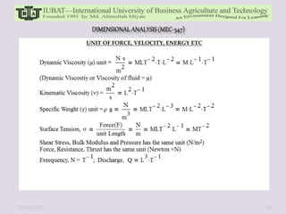 UNIT OF FORCE, VELOCITY, ENERGY ETC
10/11/2022 26
 