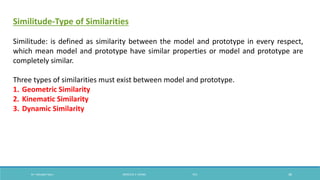 Similitute Dimensional Analysis and Similitude- M3 Part 1(HHM).pptx