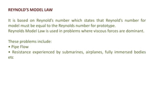 Dimensional analysis Similarity laws Model laws | PPTX