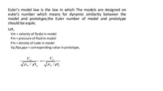 Dimensional analysis Similarity laws Model laws | PPTX