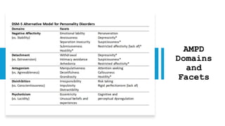 AMPD
Domains
and
Facets
 