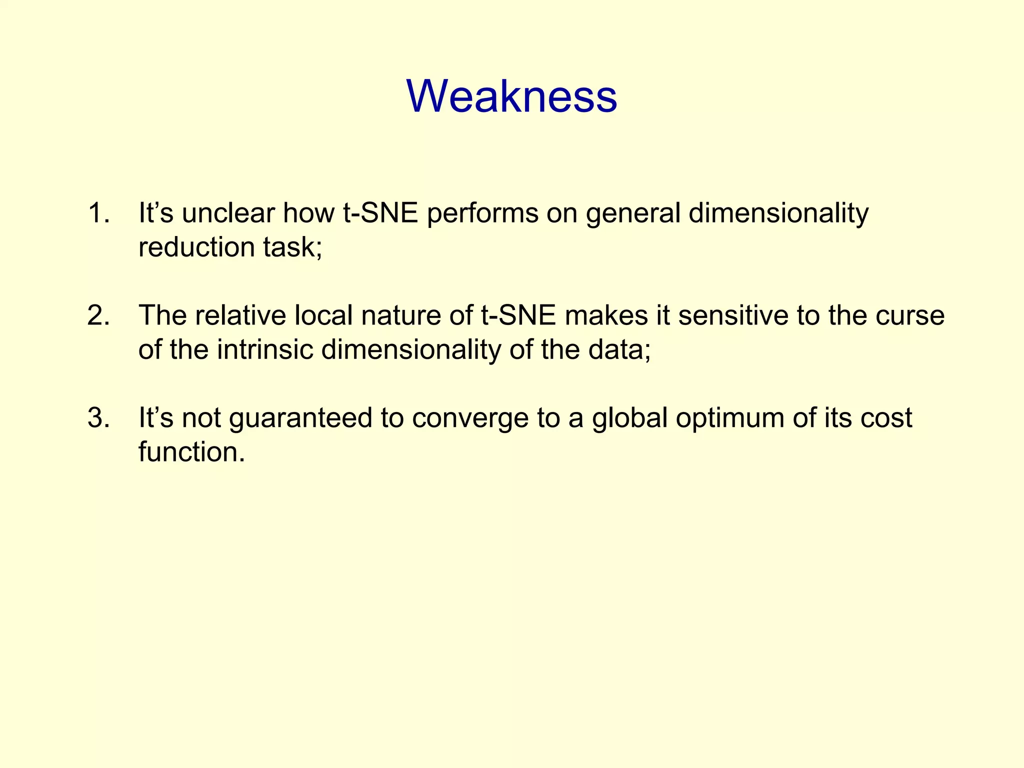 Visualization using tSNE | PPTX