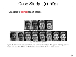 55
Case Study I (cont’d)
− Examples of correct search probes
 