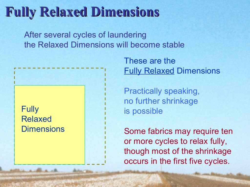 Dimensional stability
