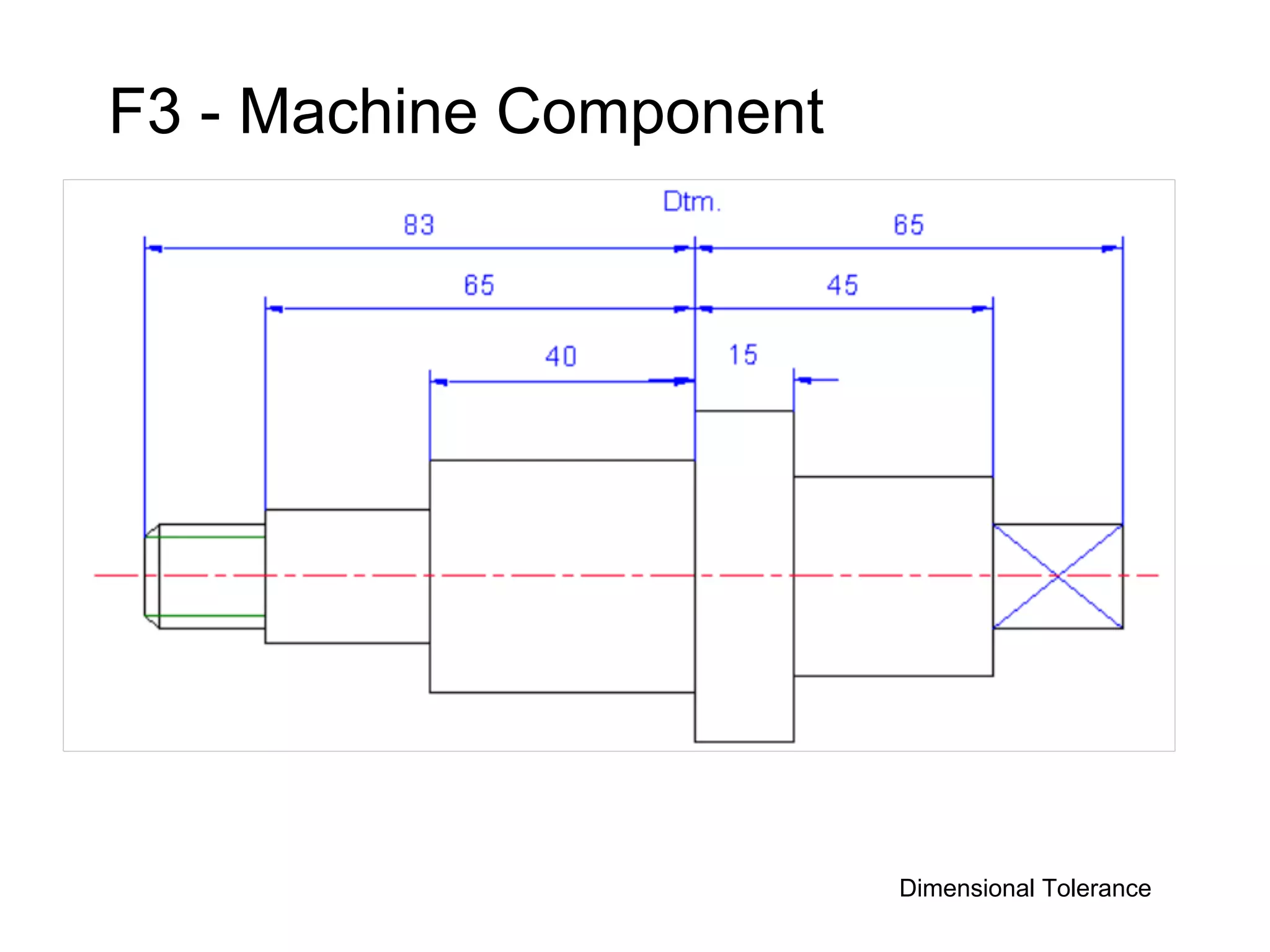 F3 - Machine Component




                         Dimensional Tolerance
 