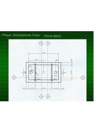7ºPasso: Detalhamento Fossa Planta Baixa
 