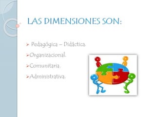 Dimensiones de la gestión educativa | PDF