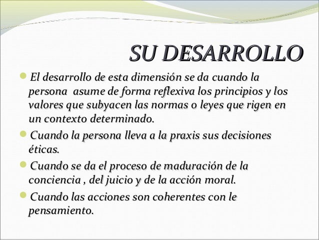 dimensiones del ser humano