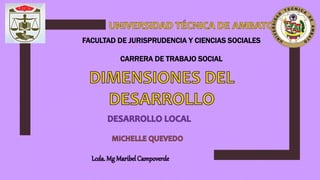 FACULTAD DE JURISPRUDENCIA Y CIENCIAS SOCIALES
CARRERA DE TRABAJO SOCIAL
 