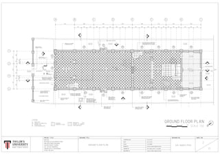STARTING DATE
DATE
SCALE
DRAWN BY
CHECKED BY
MEASURED BY
DRAWING NO. SHEET NO.PROJECT TITLE DRAWING TITLE
 