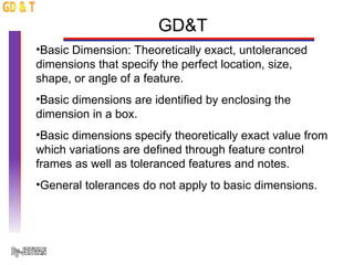 Tolerance Frame Method Comprehensive Guide to Dimensioning and Geometric Dimensioning ...