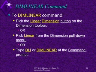 Dim Linear Dimensioning-4 - dimensioning and tolerancing.ppt