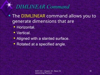 Dim Linear Dimensioning-4 - dimensioning and tolerancing.ppt