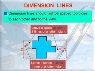 Dimensioning & Lettering. A comprehensive approach .pptx