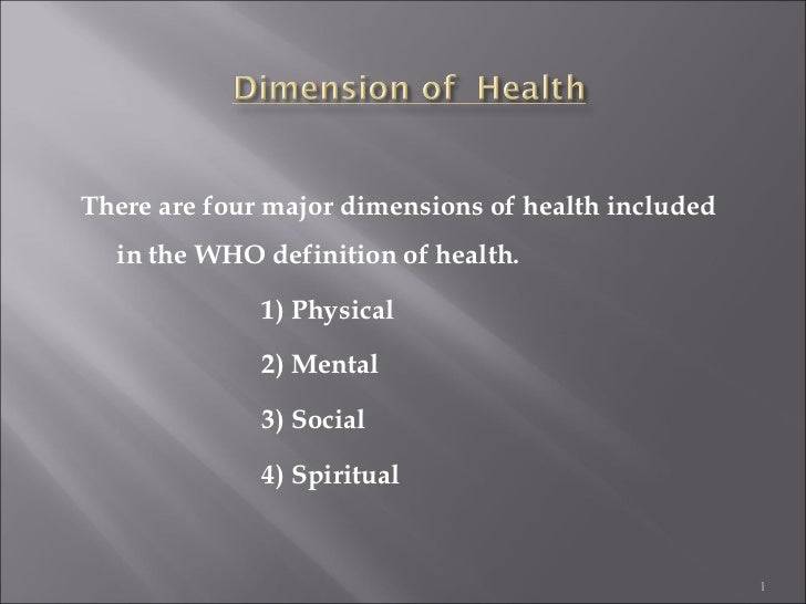 Dimension Of Health dimension-of-health