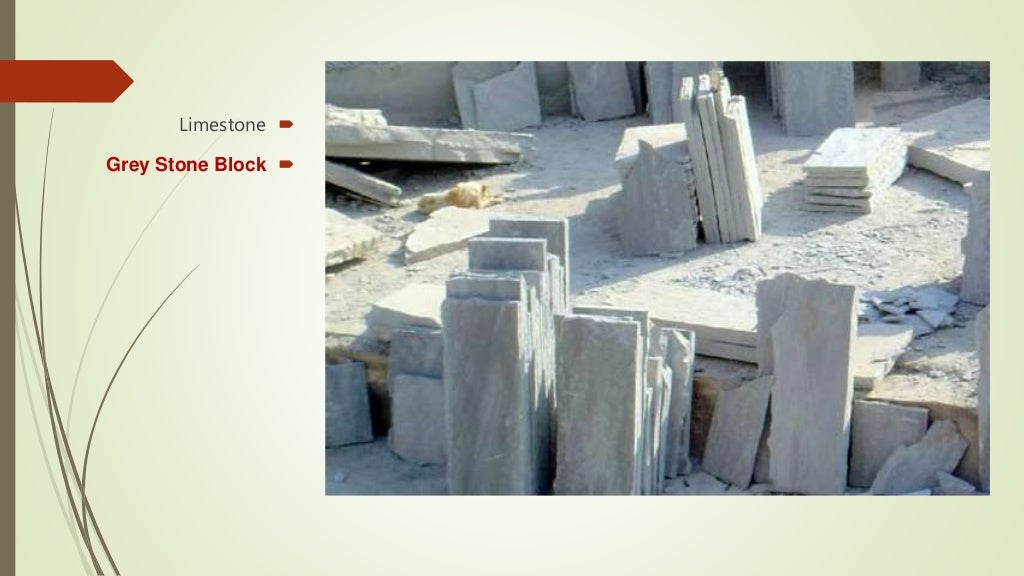 Dimension (or ornamental) stones