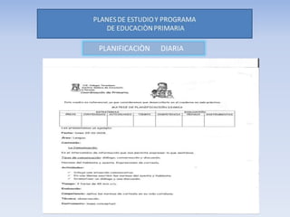 PLANIFICACIÒN DIARIA
 