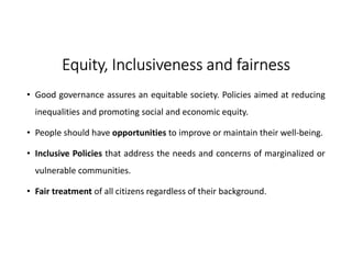 Dimensions features and indicators of Governance.pdf