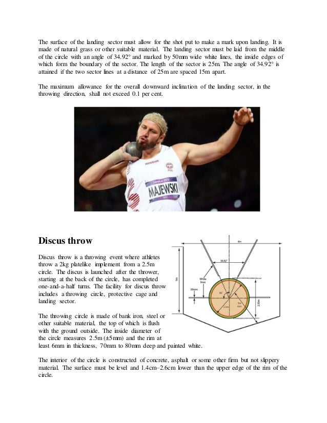 Dimensions For Athletics