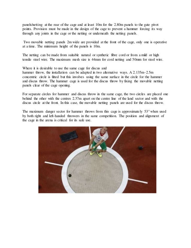 Dimensions for athletics