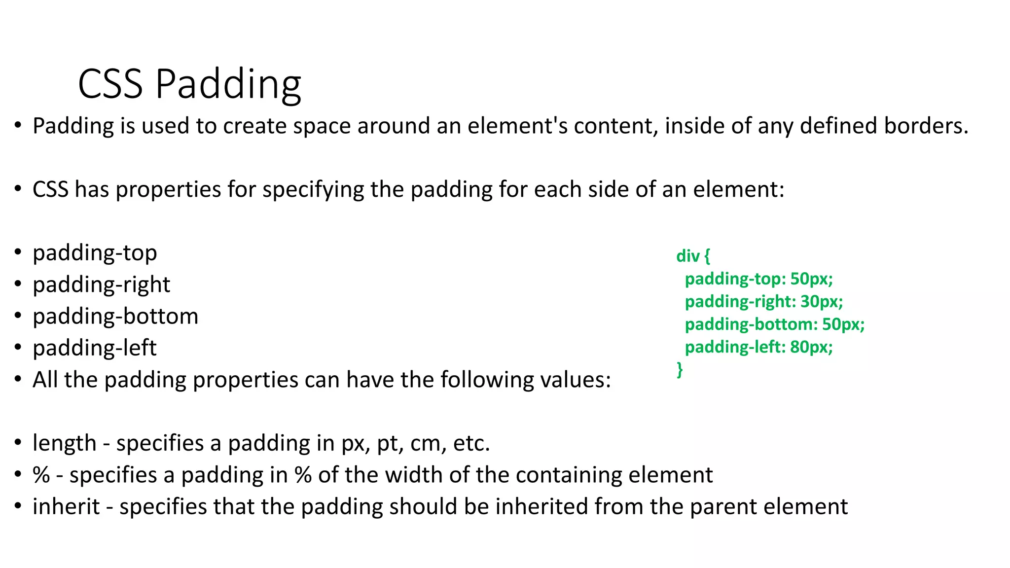 Dimensions of elements.pdf | Web Design and HTML | Internet