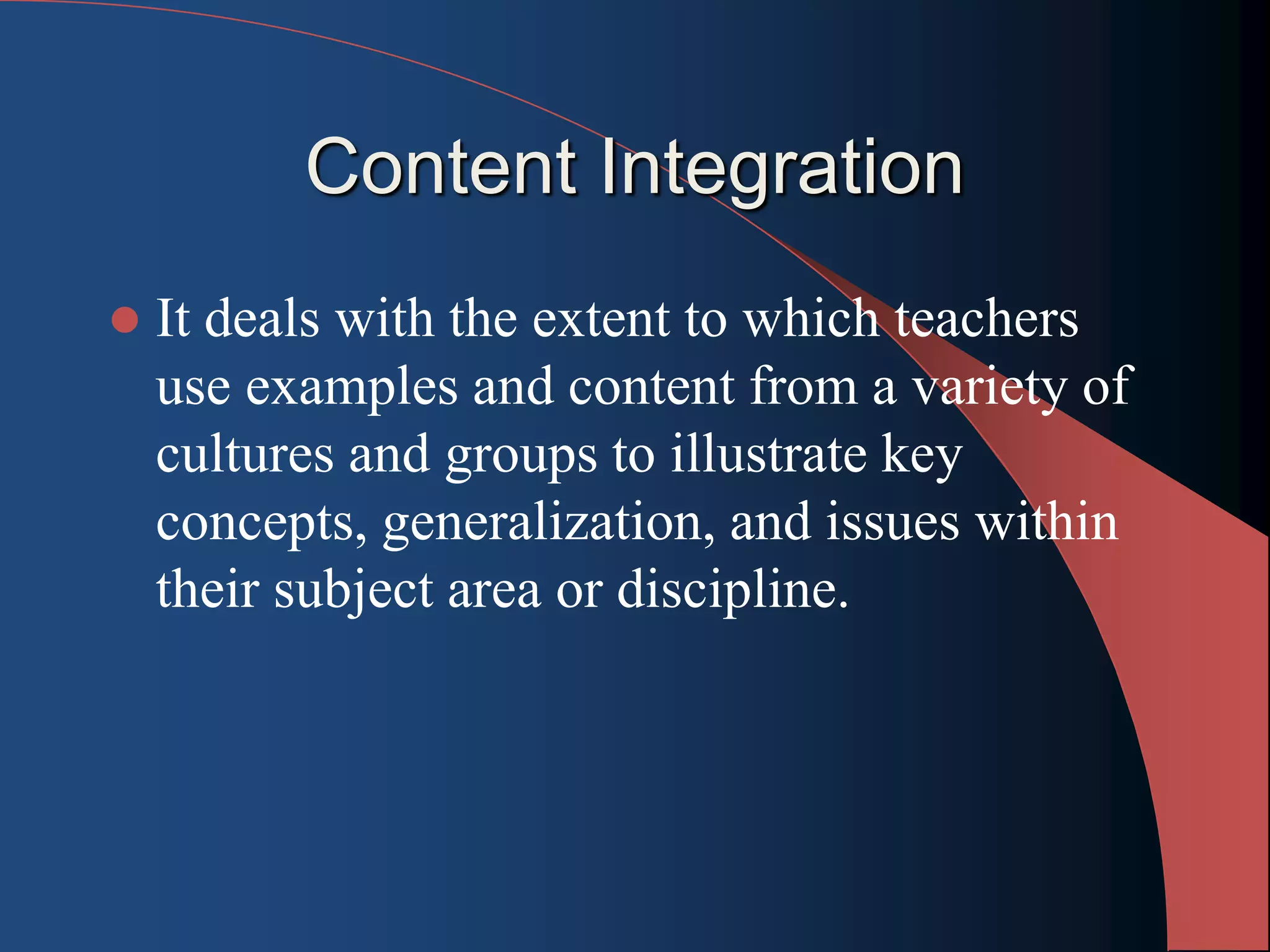 Dimensions of multicultural education | PPTX