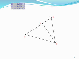10
G
I
C
J
IC = 4.89898
GI = 4.89898
CJ = 3.65148
 
