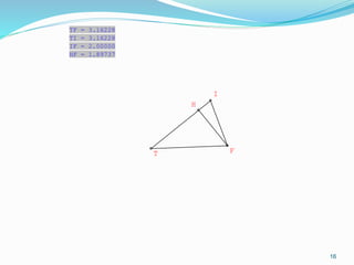 I
T F
H
TF = 3.16228
TI = 3.16228
IF = 2.00000
HF = 1.89737
16
 