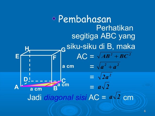 Dimensi tiga jarak titik ke titik dan garis