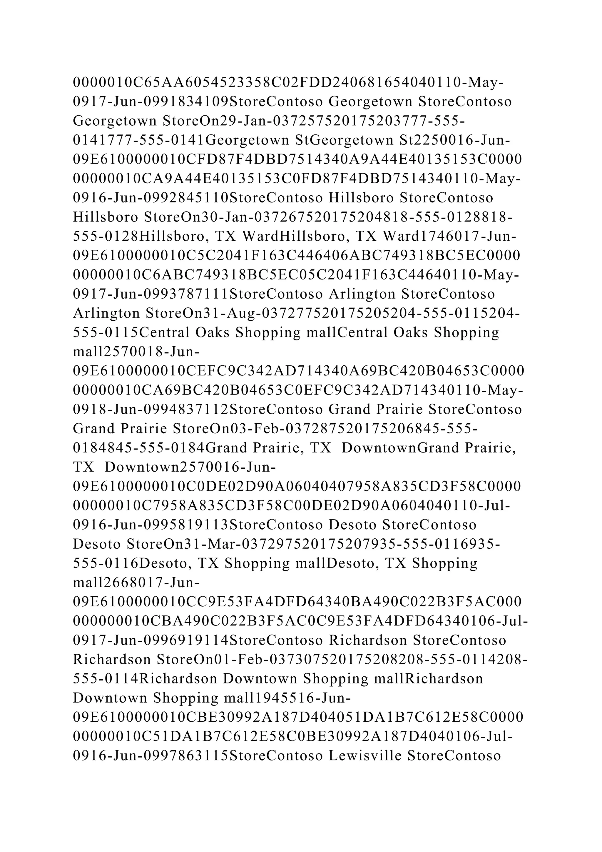 DimGeographyGeographyKeyGeographyTypeContinentNameCityNameStatePro.do…