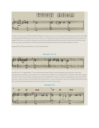 Diminished dimensions | DOCX | Audio Production | Content Production