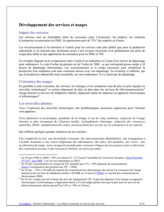 Livosphere - Dimitri Carbonnelle - Les objets connectés au service des services 4/16
Développement des services et usages
...