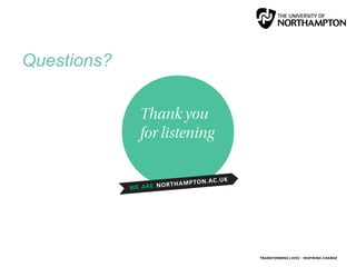 Questions?
Thank you
for listening
 
