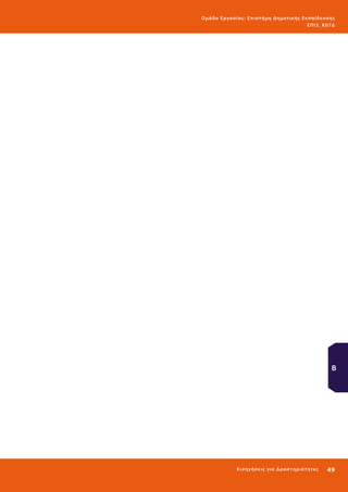 Ο μά δ α Ε ργα σ ί α ς : Ε πι σ τ ήμη Δ ημοτ ι κ ής Εκ πα ίδε υ σ η ς
ΕΠ Ι 3_ Κ 07Δ

Β

Ε ι σ ηγήσει ς γι α Δ ρ α σ τ ηριότ η τ ες

49 

 