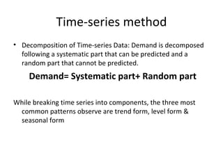 Demand Forecasting | PPT