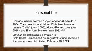 Dimples Romana Biography, Early life, Career,.pptx