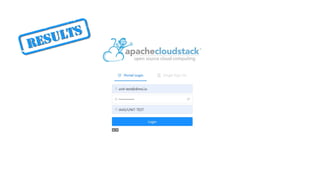 UI Test Cases With CloudStack | PPT