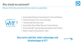 UI Test Cases With CloudStack | PPT
