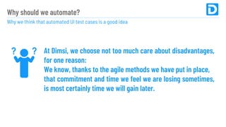 UI Test Cases With CloudStack | PPT